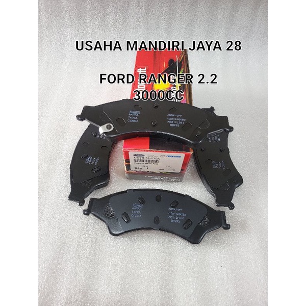 KAMPAS REM DEPAN BRAKE PAD FORD RANGER 2.2 3000CC UCYR-33-23ZA 1SET 4KEPING