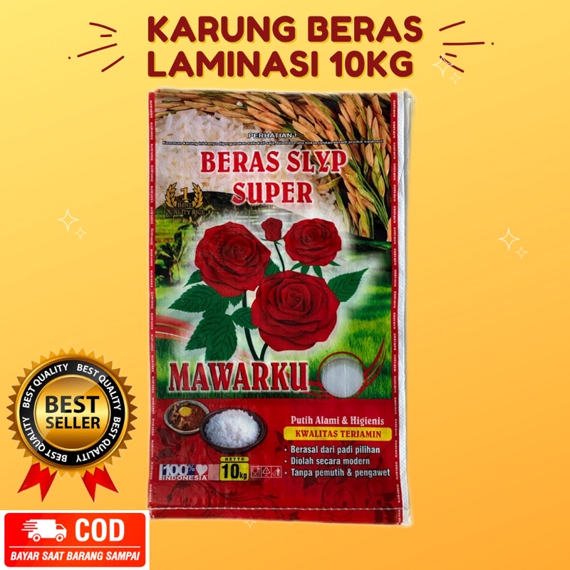 KARUNG BERAS LAMINASI CAP 10KG