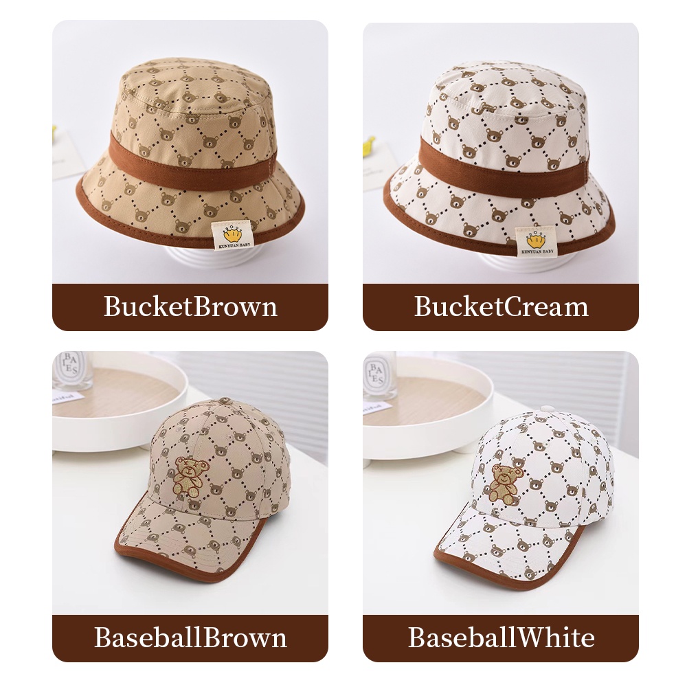 Lakhu Topi Baseball Bucket Anak Laki Laki Perempuan Import fashion