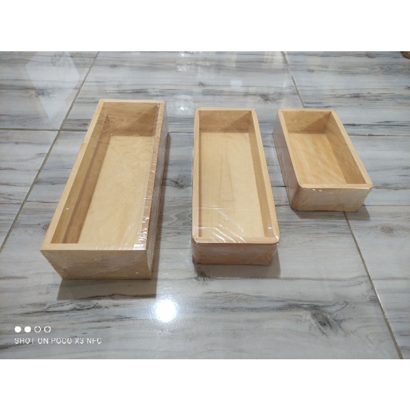 Nampan  Toples / Tray kayu / Baki Kayu Serbaguna / Tempat Toples