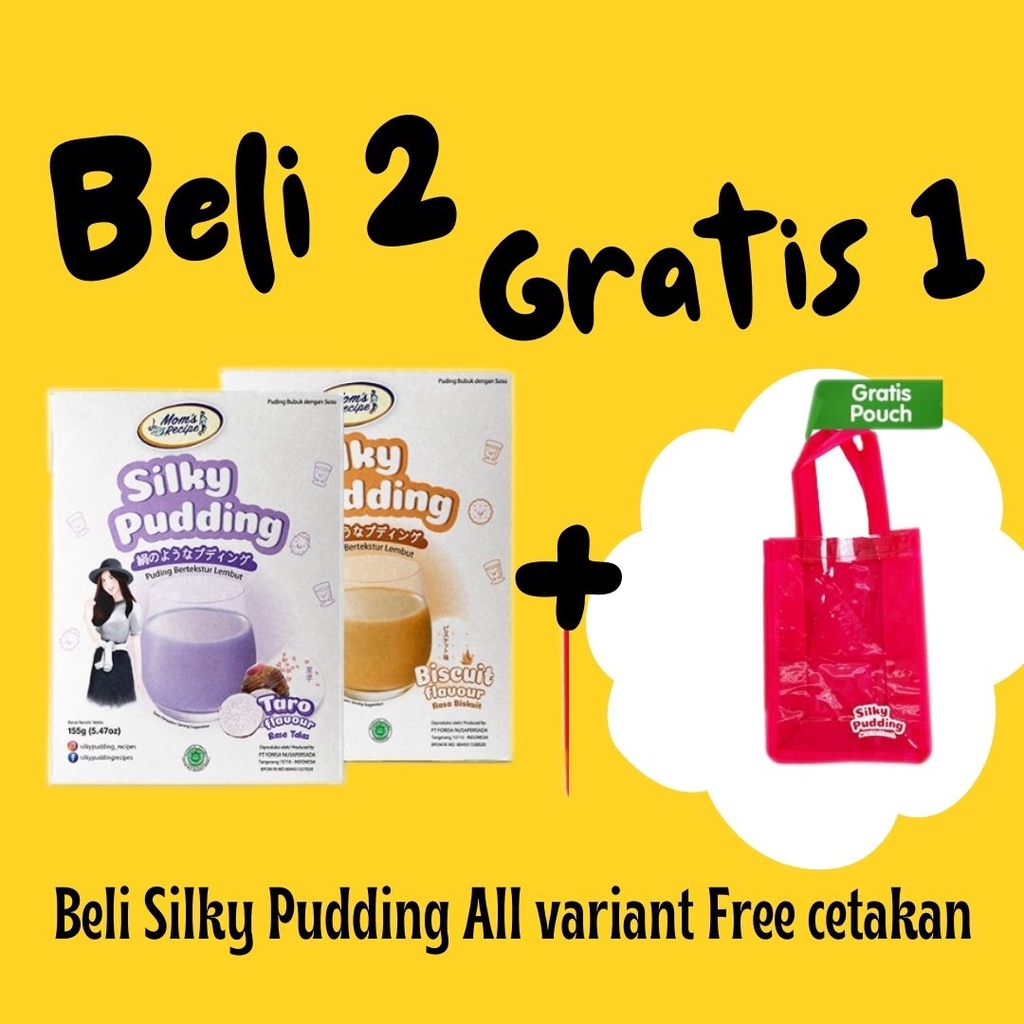 [Beli 2 Gratis 1] TasNutrijell Silky Pudding 155 gr (Forisa)