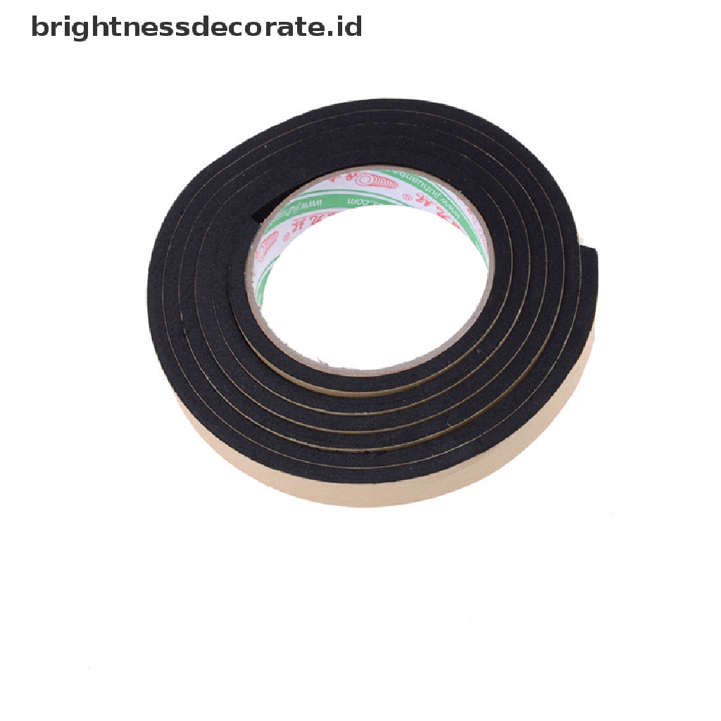 [Birth] 2m Hitam Satu Sisi Self Adhesive Foam Tape Sticker Lebar 20mm x Tebal 5mm [ID]