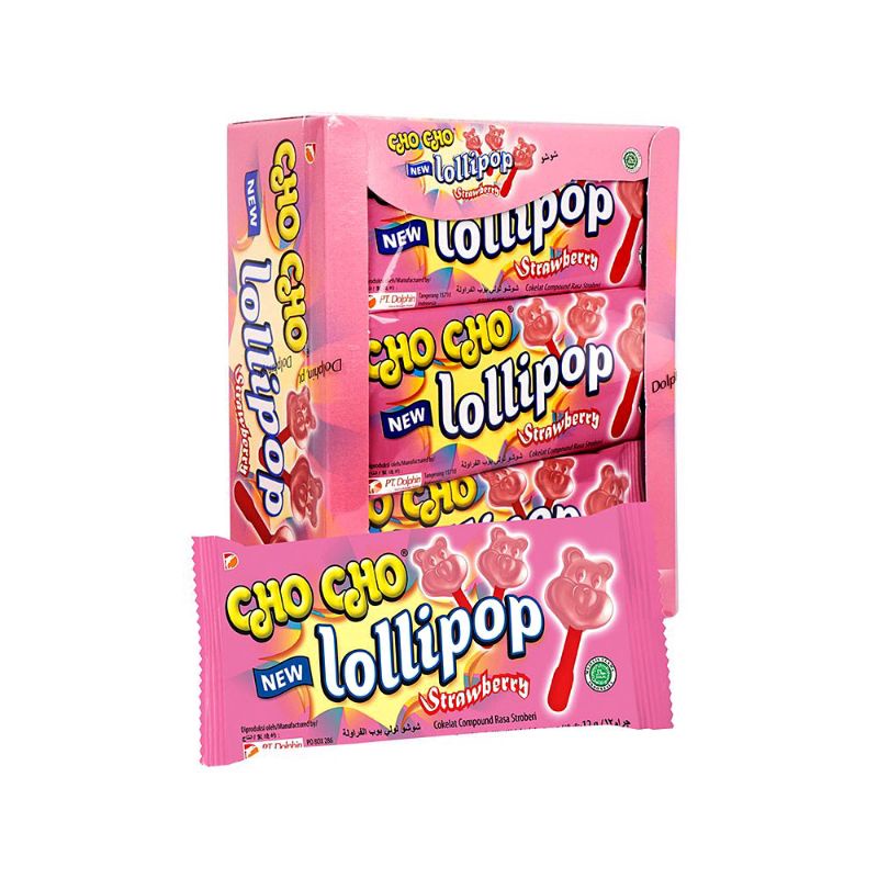 

CHO CHO Lollipop Strawberry 10gr x 24pcs