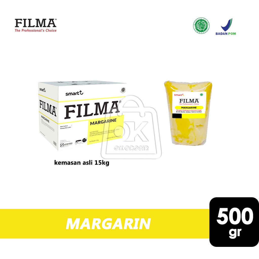 

Filma Margarin Serbaguna / Margarine Professional (500 gr)
