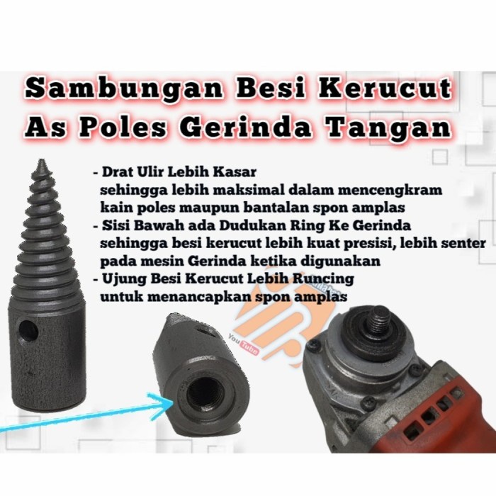 As Poles Kerucut Gerinda