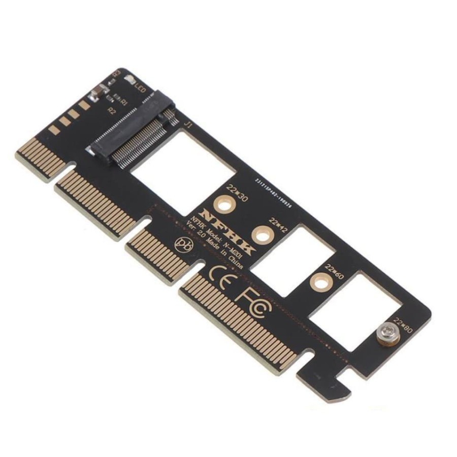 (UMU SUPPLIER) PCI Express x16 M.2 NVMe SSD NGFF M Key M2 PCIE PCI-E Adapter Komputer