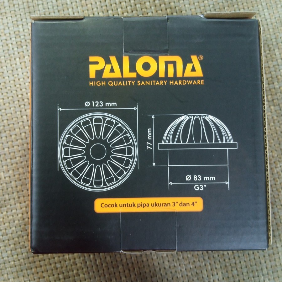 PALOMA ROOF DRAIN 3&quot; RDP 1203 Saringan Talang Air Saringan Dak Afur