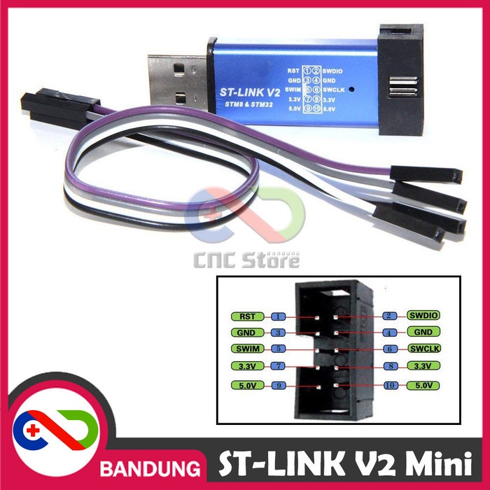 ST-LINK MINI V2 PROGRAMMER FOR STM8 STM32 USB DOWNLOADER DEBUGER EMULATOR STLINK ST LINK