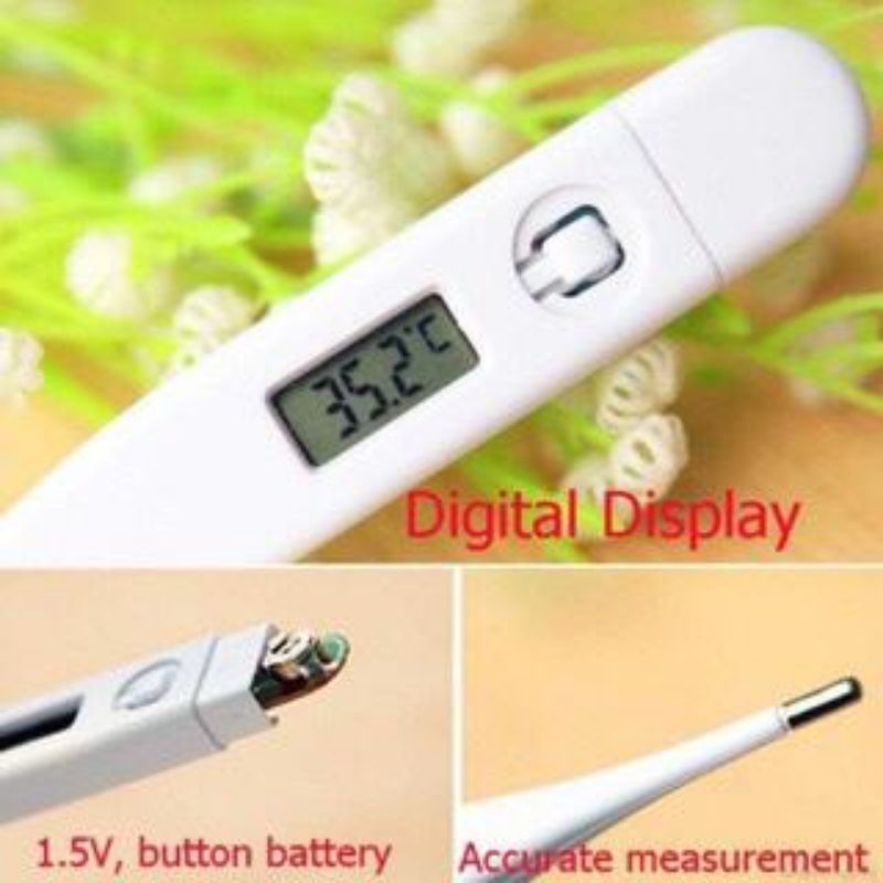 Thermometer Digital Alat Pengukur Suhu Badan Tubuh Bayi Baby Anak Termometer Mulut Ukur Ketiak Anus