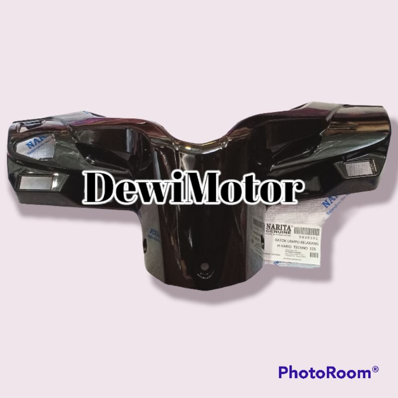 Batok kepala belakang vario tecno 125 old hitam glossy non iss