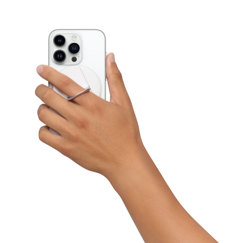 Bracket Suction Back Removable Bulat Menarik Ponsel Stand Hitam &amp; Putih Finger Ring Holder Handphone Cincin Jari Tetap Kompatibel Untuk IPhone