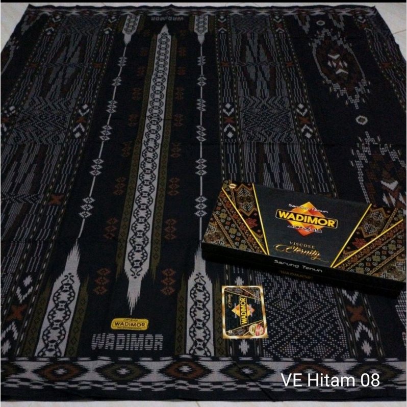 WADIMOR VISCOSE ETERNITY SARUNG TENUN WADIMOR VISCOSE ETERNITY HITAM ORIGINAL