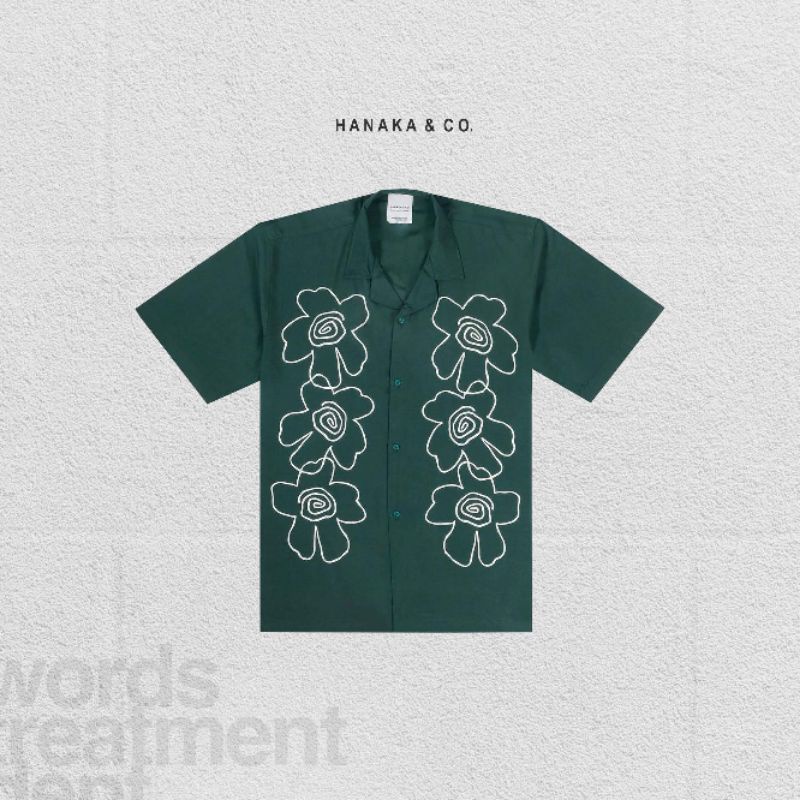 Kemeja Hanaka Classic - Lorea Green