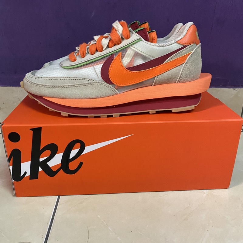 NIKE LD WAFFLE X SACAI X CLOT KISS OF DEATH