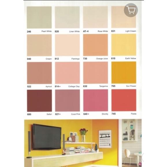 AVITEX GOLD CAT TEMBOK INTERIOR & EXTERIOR 5KG AVIAN