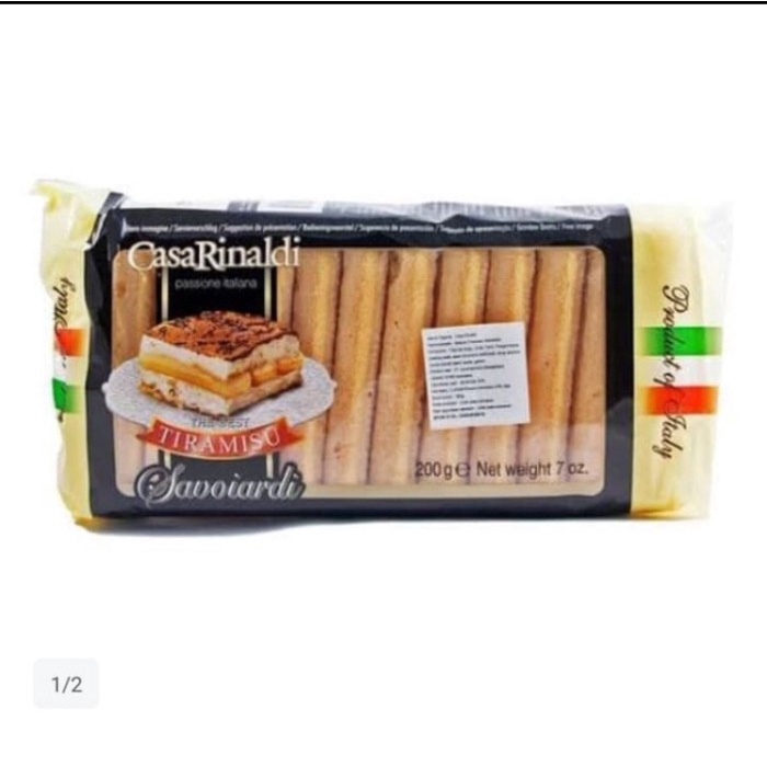 

Casa rindi savoiardi tiramisu 200gr (lady finger)