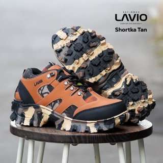 Sepatu Safety Ujung Besi Boots Pendek Boots Klasik Outdoor Gunung Touring Lavio Shortka Original