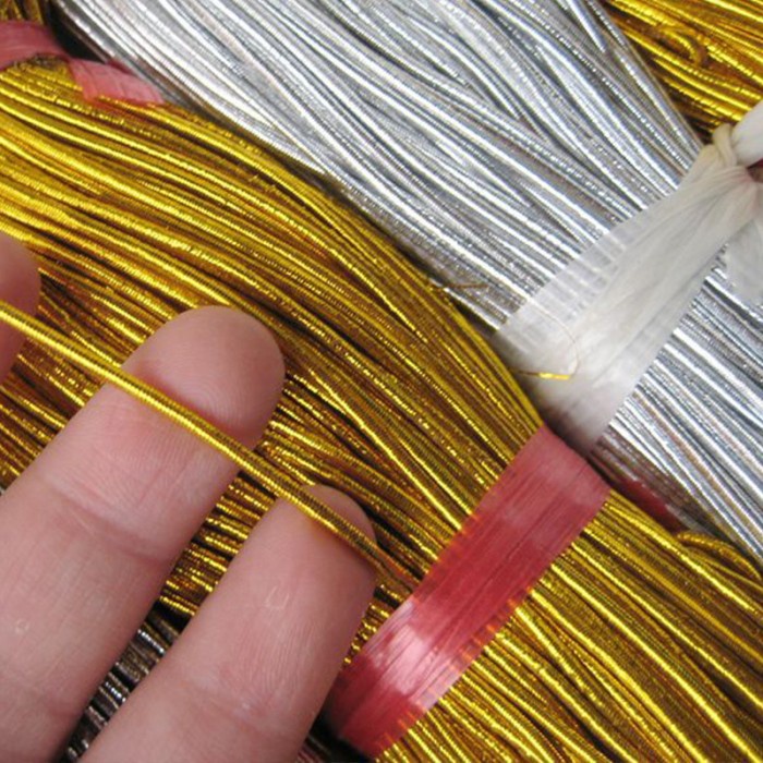 Tali Emas Elastis Pita Emas Perak Tali Pita Souvenir Murah Grosir Ornamen Imlek Harga Grosir Termurah