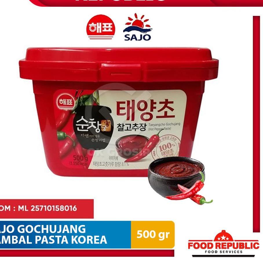 

FIA588 Sajo Gochujang / Sambal Pasta Korea/ Hot Pepper Paste- 500gr Best Sell +