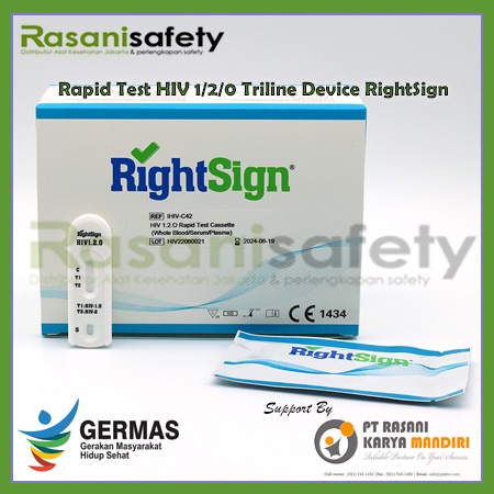 HIV Test Device RightSign Isi 25 Tes Akurat Harga Murah