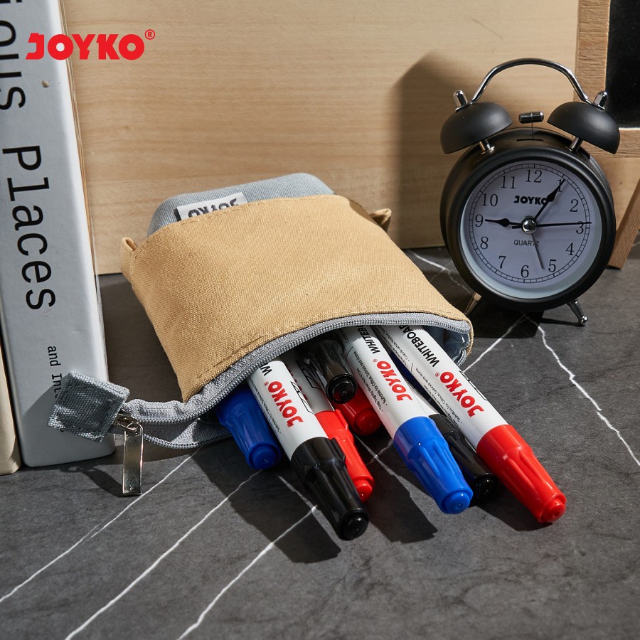 Whiteboard Marker / Spidol Papan Tulis Dapat Dihapus Joyko WM-62 Merah
