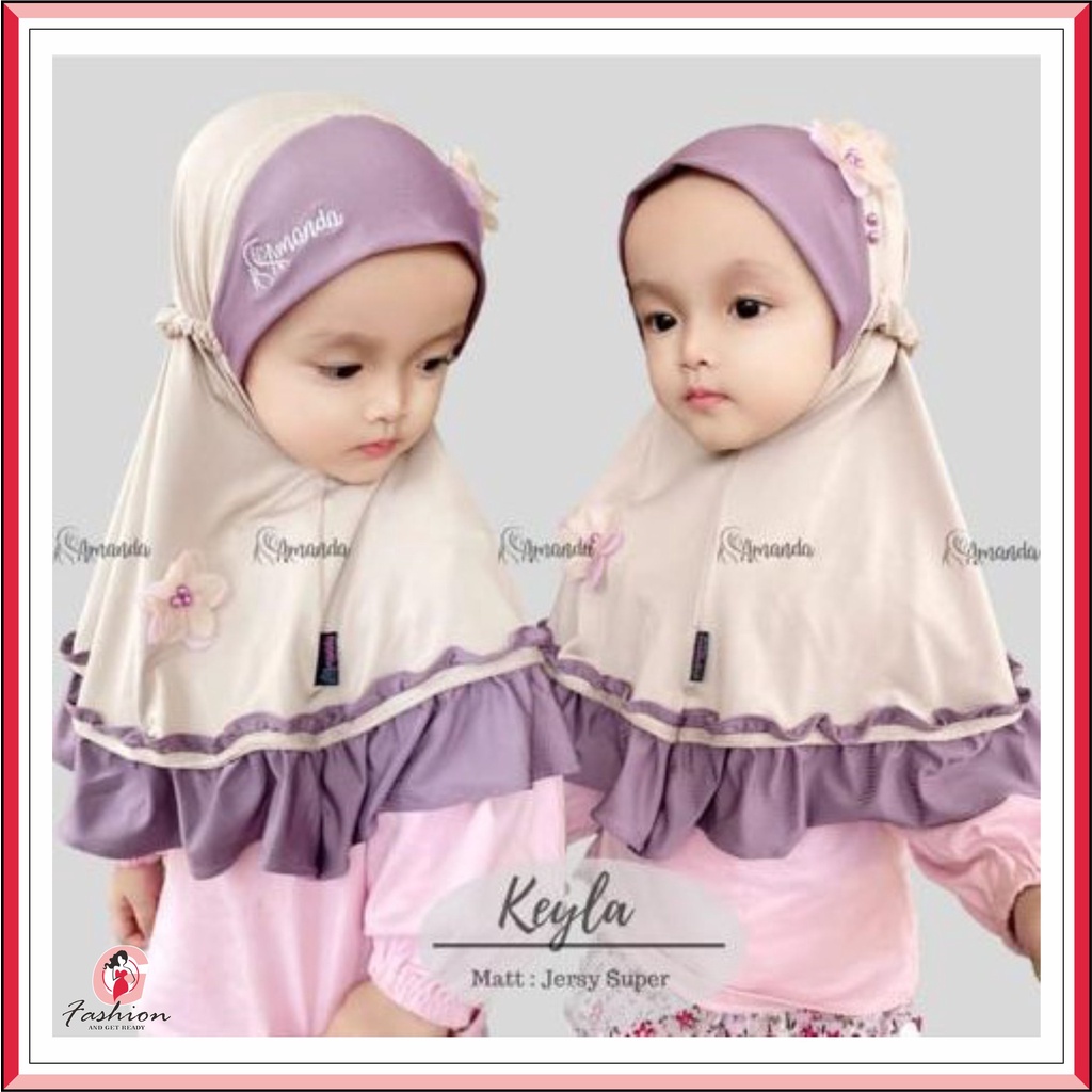 HIJAB AMANDA KAYLA ANAK / HIJAB ANAK 0-2 TAHUN