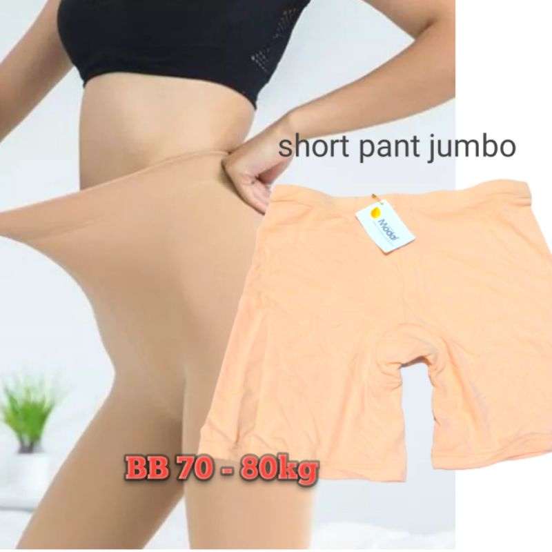 Celana dalam wanita short pant wanita dewasa jumbo BB 70 -80kg bahan lembut