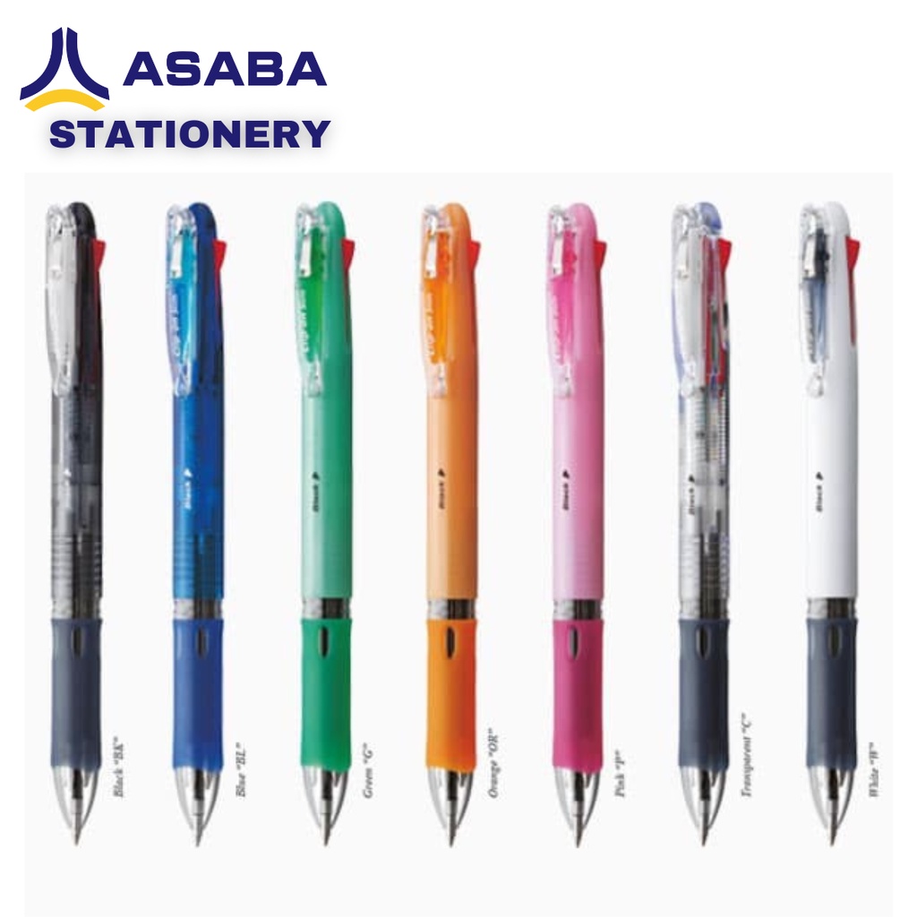 

Asaba Stationery - Pen/Bulpen/Pulpen Cetek 4 Warna Zebra Clip On Slim 4C