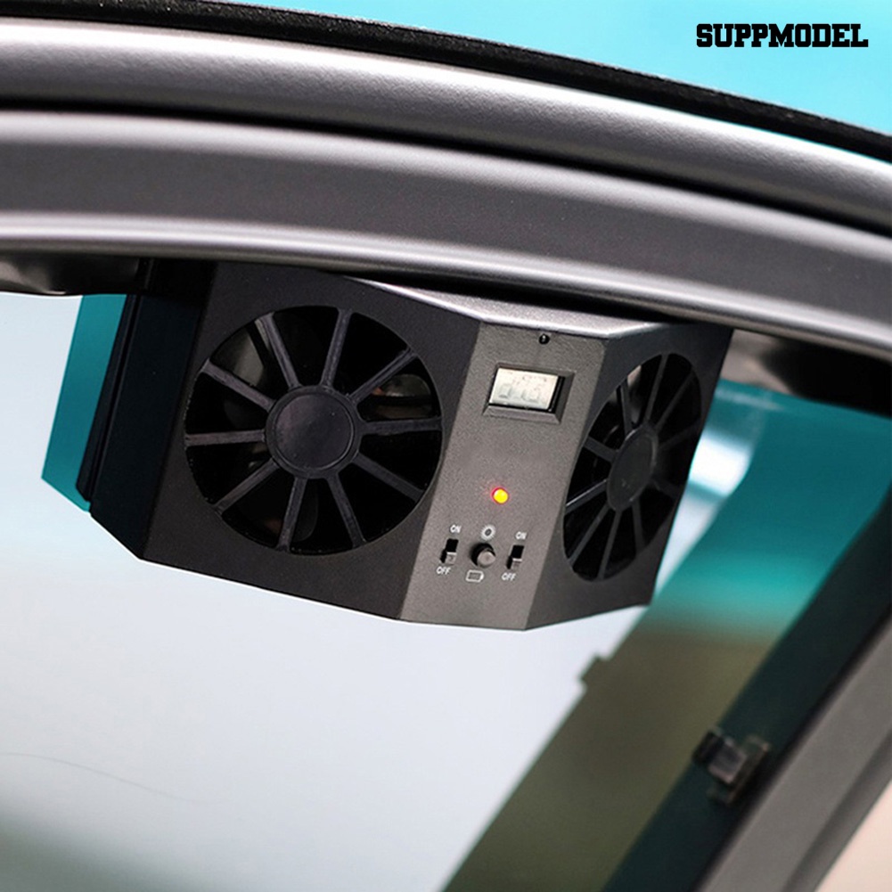[SM] Kipas Angin Mobil Auto Solar Jendela Pendingin Ventilasi Udara Kendaraan System Radiator