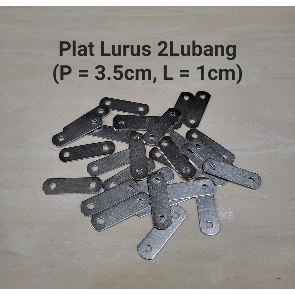 Jual Plat Lurus Lubang 2 200 Pcs Shopee Indonesia 5920