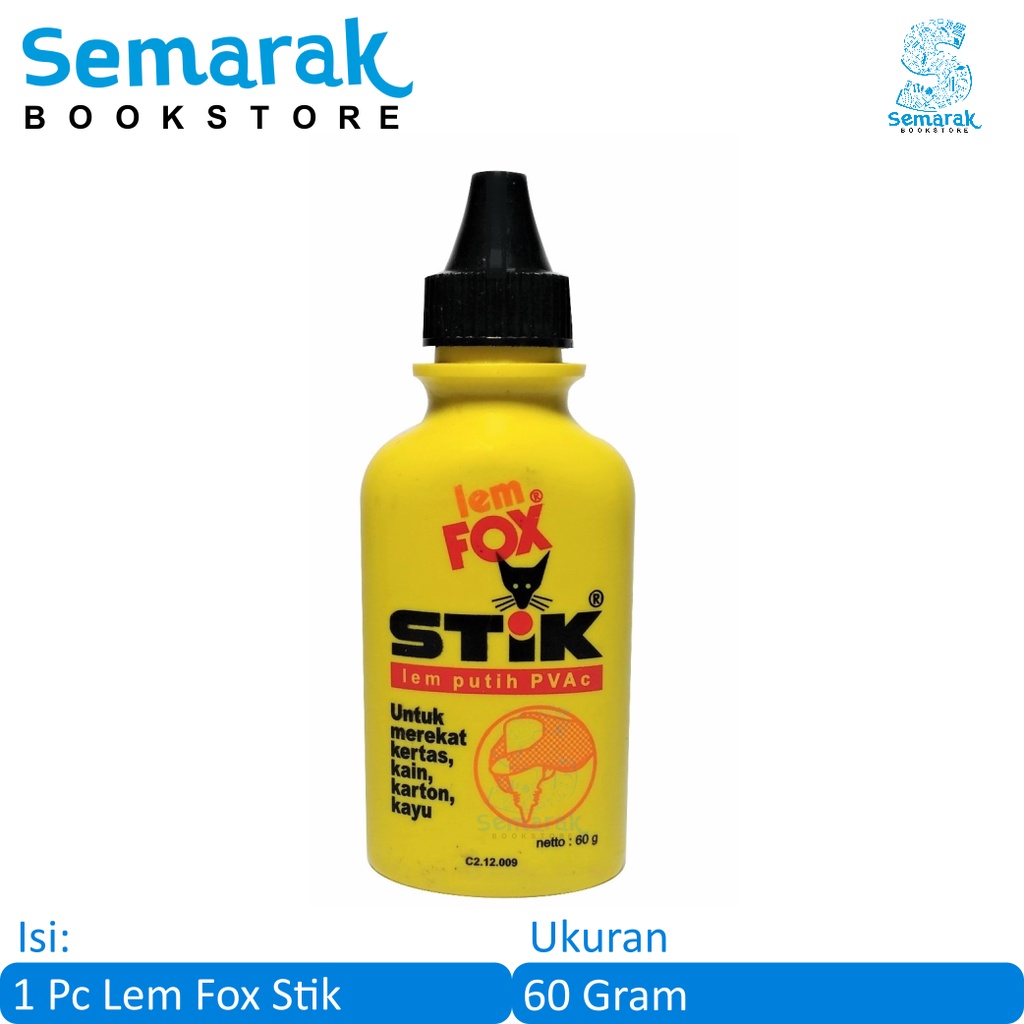 

Fox Stik Lem Putih PVAc 60 g