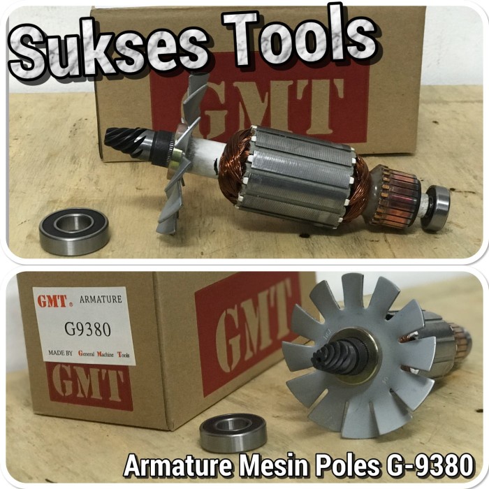 Angker Mesin Poles Gmt G 9380 Armature Gmt Polisher G9380