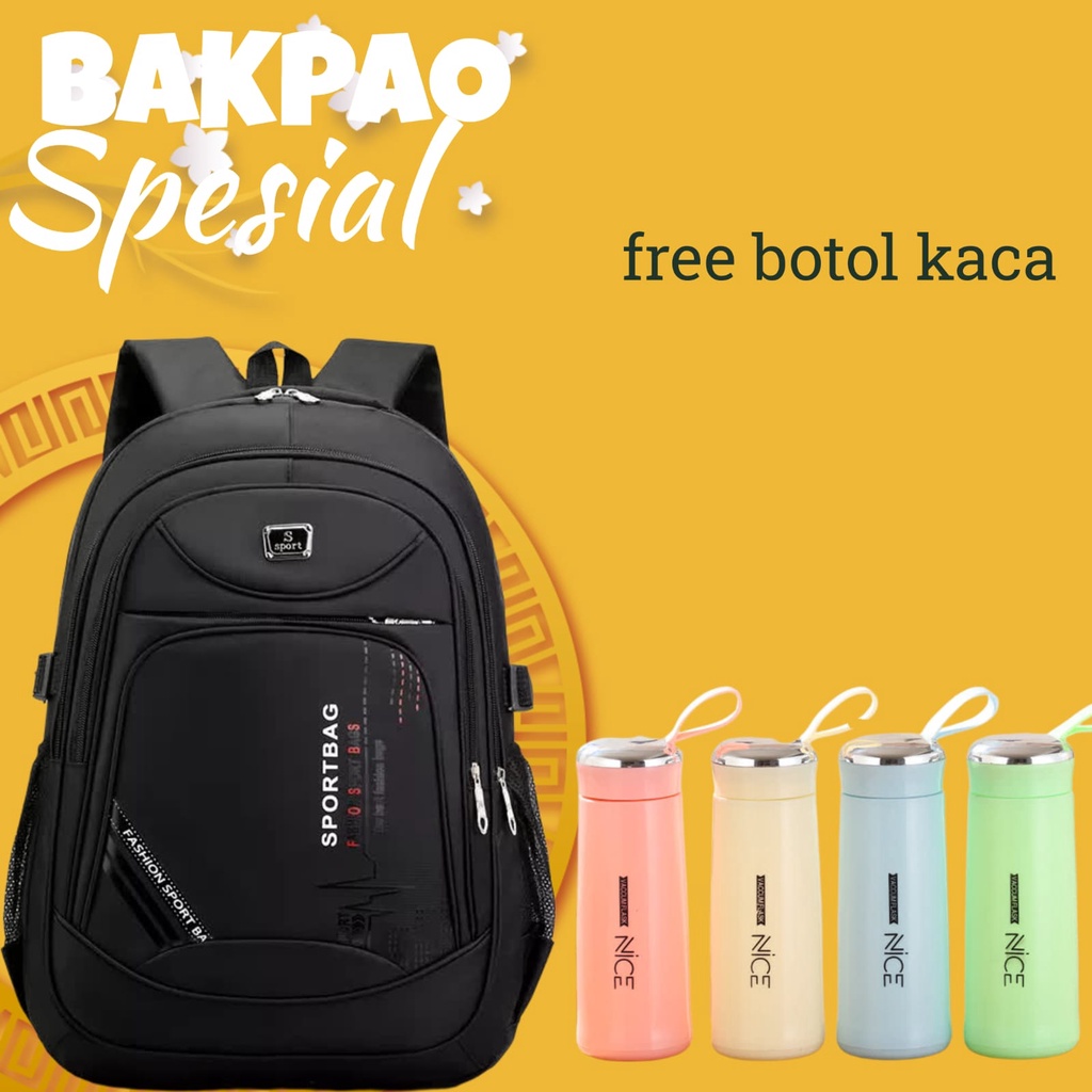 BACKPACK KOREA MULTIFUNGSI FUMI RANSEL SEKOLAH WANITA BACK TO SCHOOL TUMBLR WANITA CEWEK TERLARIS