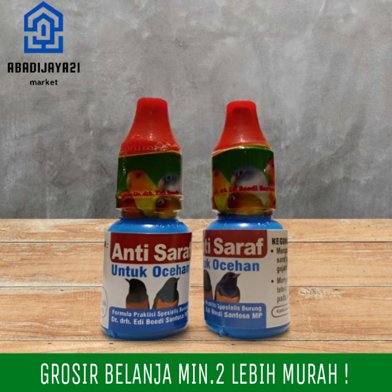 Anti Saraf - Obat Burung Sakit Tetelo Gangguan Syaraf Stress