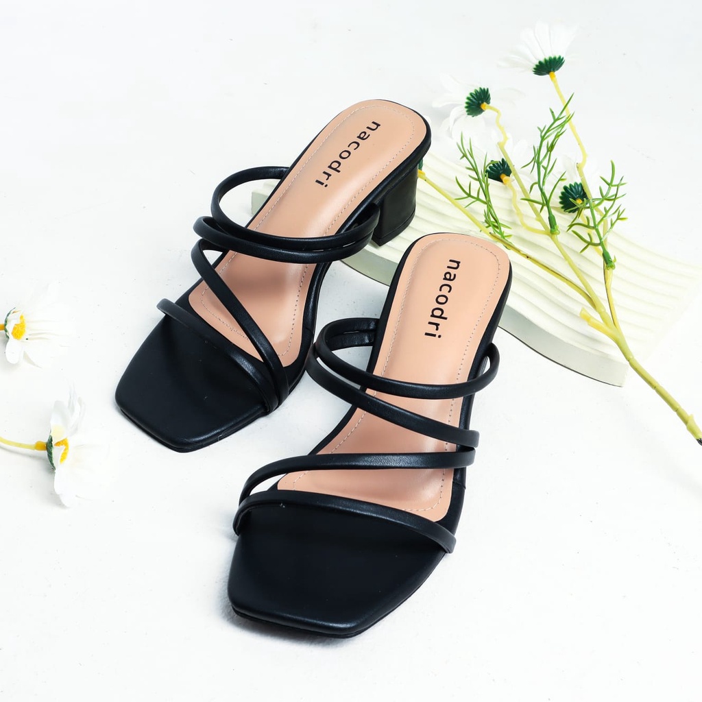 NACODRI willona sandal tali wanita heels 5cm