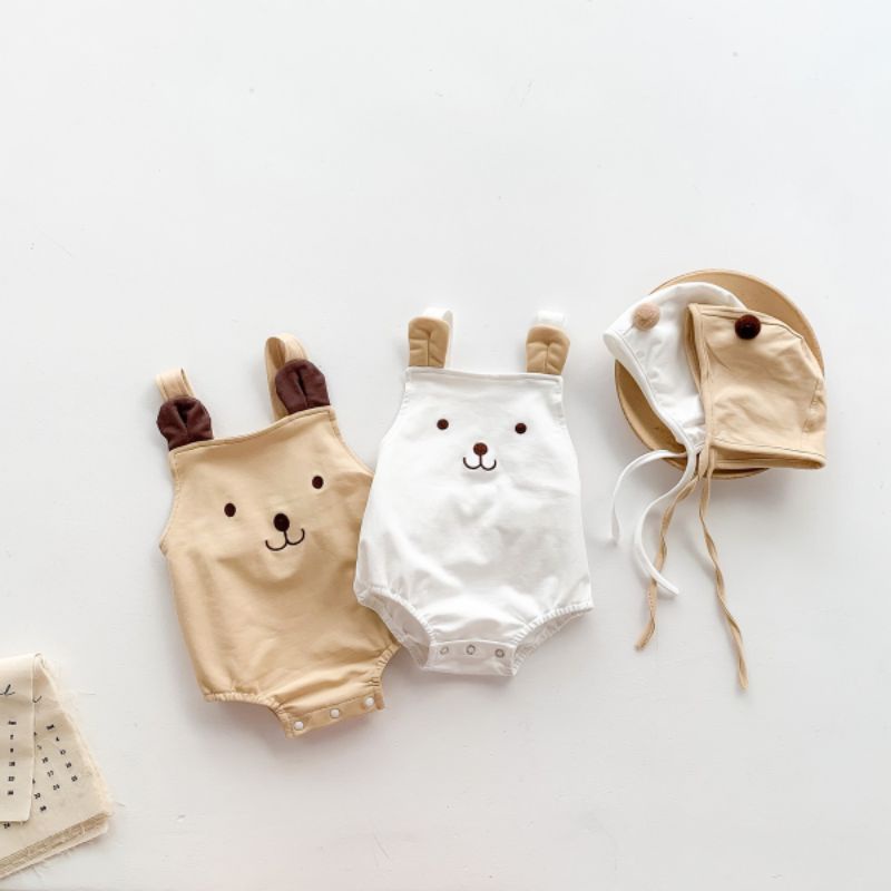 BABY K2 - Jumper Bear Coklat &amp; Putih Kode 00310