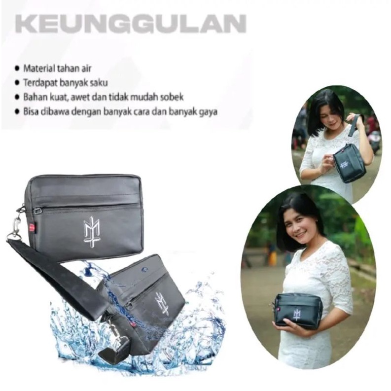 MATERNAL DISASTER  Pham Pouch Bag Waterproof Mini Hitam