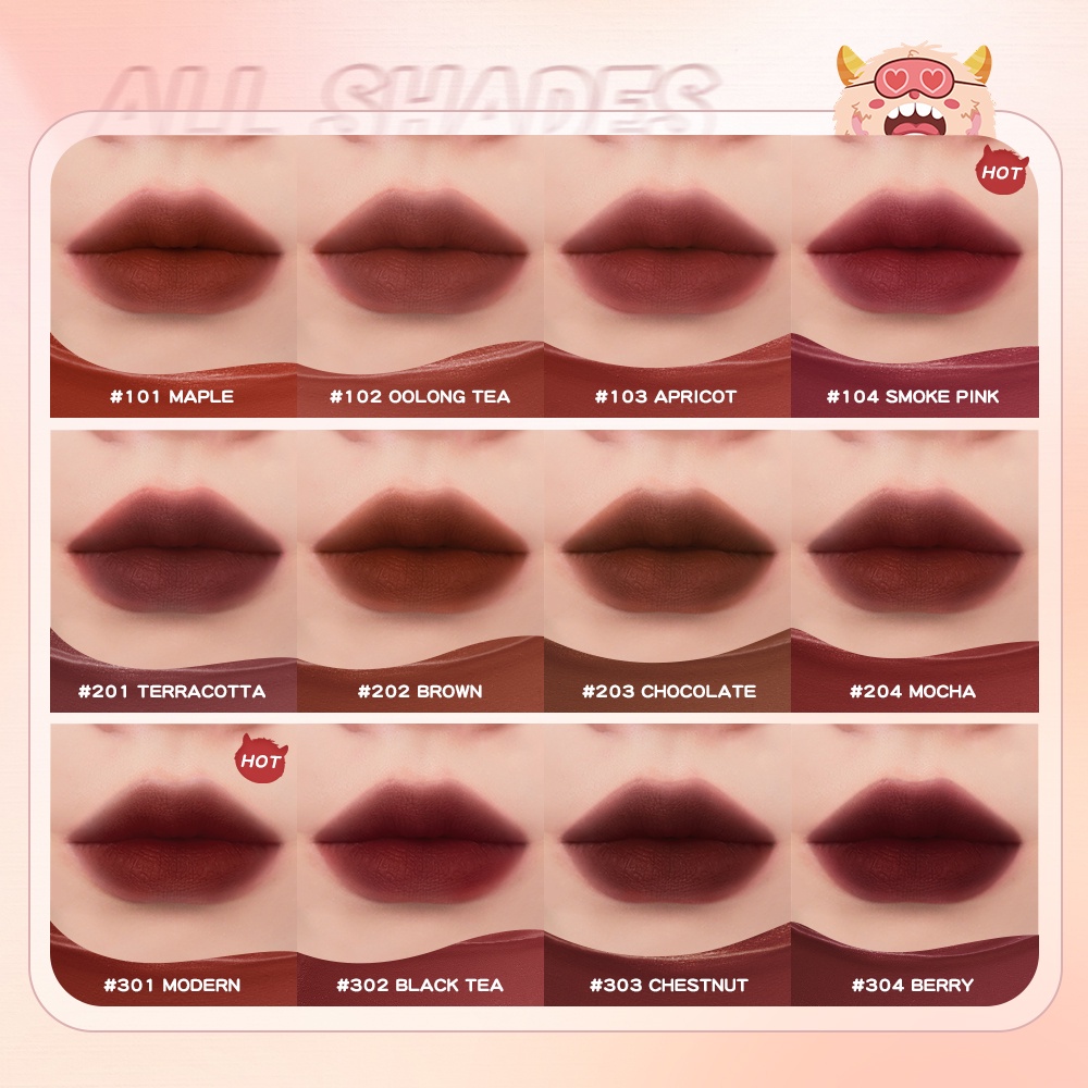 (READY &amp; ORI) Banxeer Color Holding Soft Monster Long Lasting Matte Lip Mud BM08