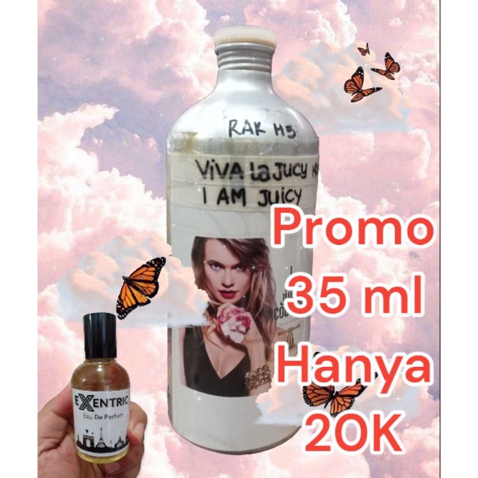 Promo Parfum 35 ml CUMA 20 ribu Viva i am jucy Parfume Wanita Wangi buah manis segar Tahan Lama