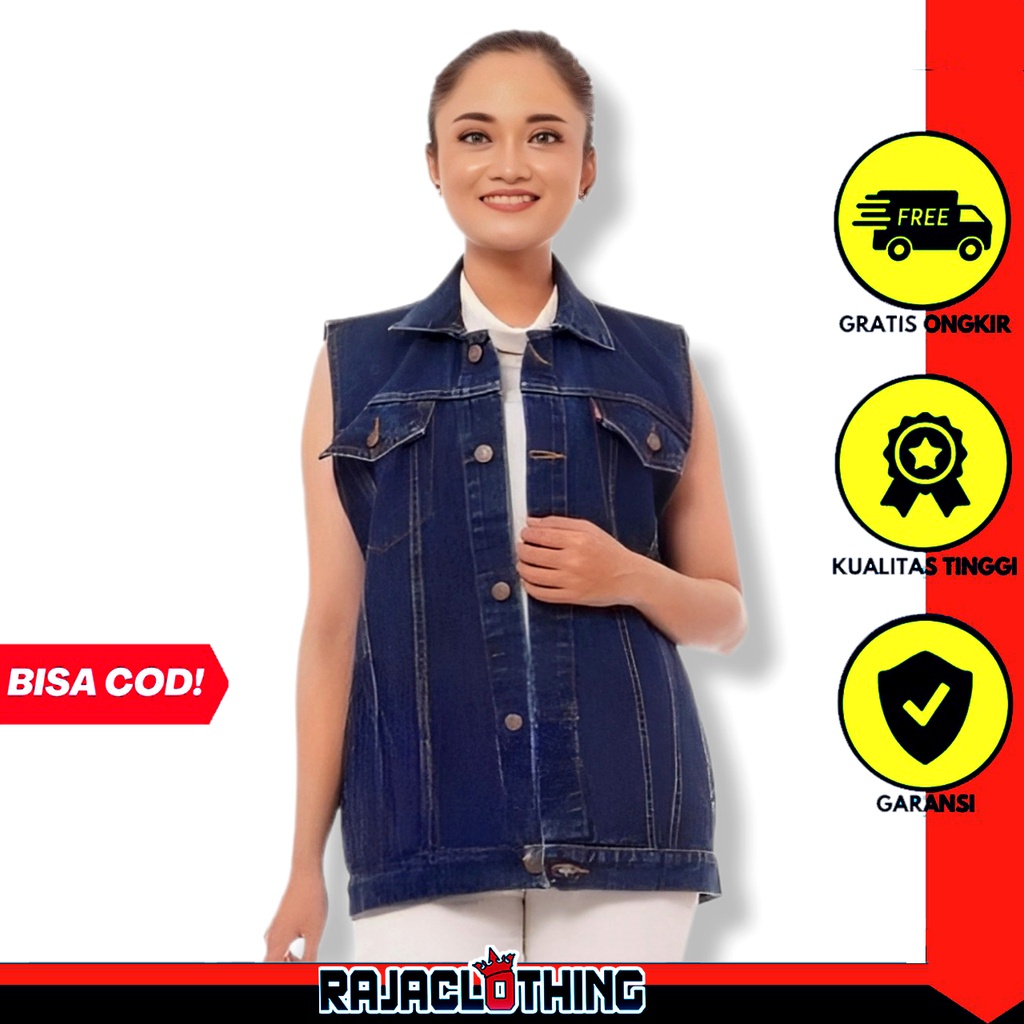 RCL - ROMPI JEANS BIOWASH WANITA ROMPI WANITA JEANS ROMPI DENIM VEST WANITA ROMPI JUMBO ROMPI CEWEK BEST SELLER