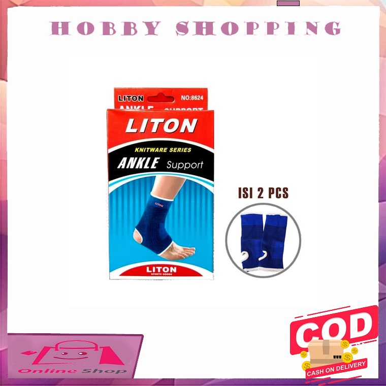 Dekker Pelindung Engkel Kaki Liton Ankle Support Biru