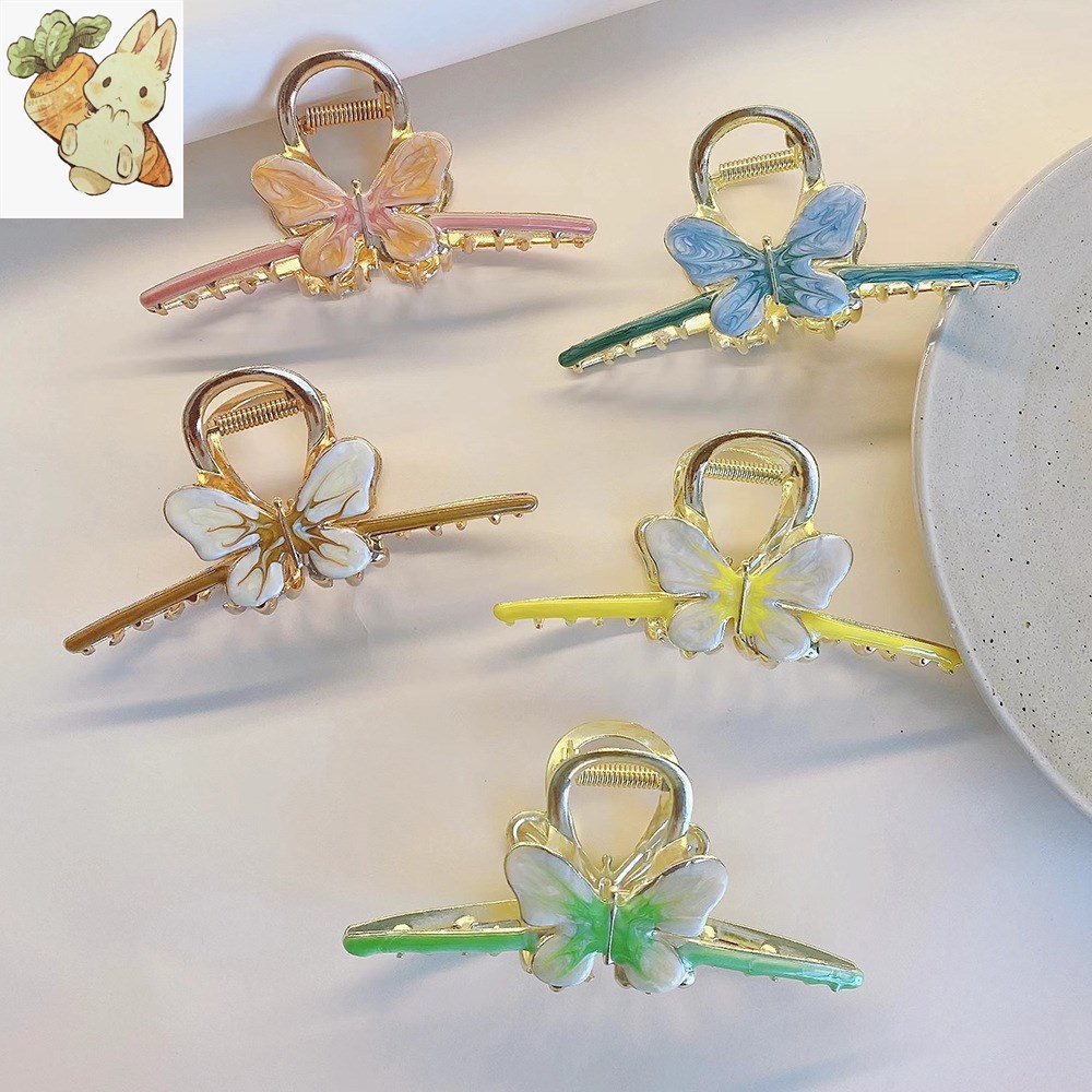 JEPITAN RAMBUT KOREA BESI KUPU KUPU UKURAN BESAR PREMIUM/JEDAI BESI/JEPITAN BESI/BUTTERFLY HAIR CLAW