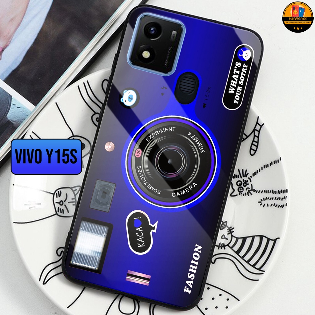 Case VIVO Y15S - Casing VIVO Y15S Terbaru 2022 MIRACLE CASE [ camera ] Silikon VIVO Y15S  -  Case Hp