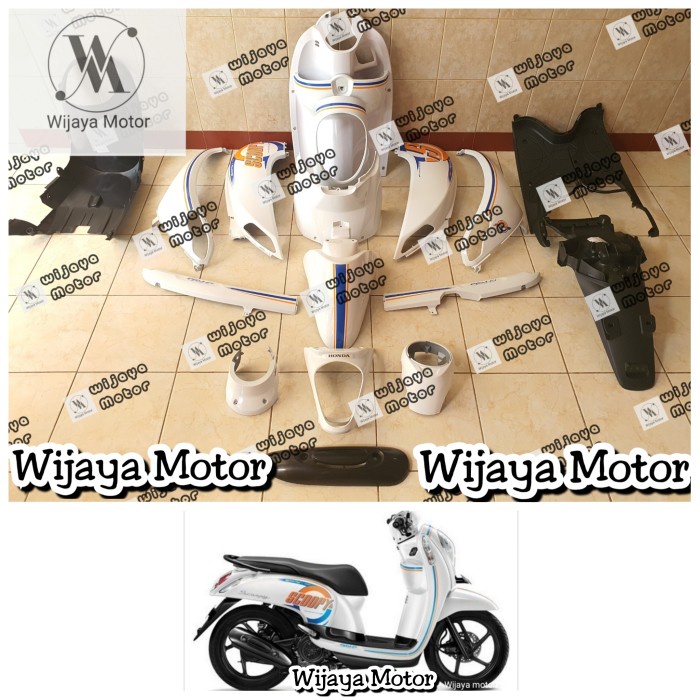 full body full set kasar halus Scoopy fi 2013-2015 wijaya motor