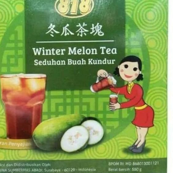 

COD✔️✔️-Winter Melon Tea 818 isi 4 kotak - minuman dari buah kundur untuk panas dalam
