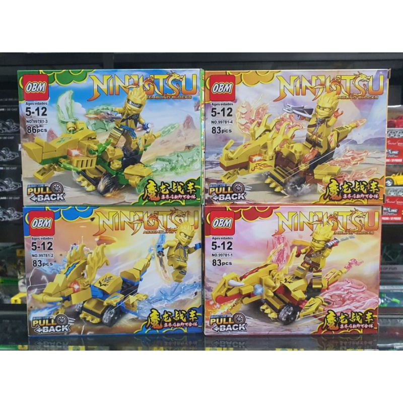 OBM Ninja Ninjutsu Assembling Block No.99781 / Mainan Lego Ninjutsu Balok