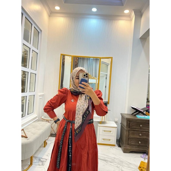 Alana dress by journey.gamis katun.gamis simple .gamis mewah