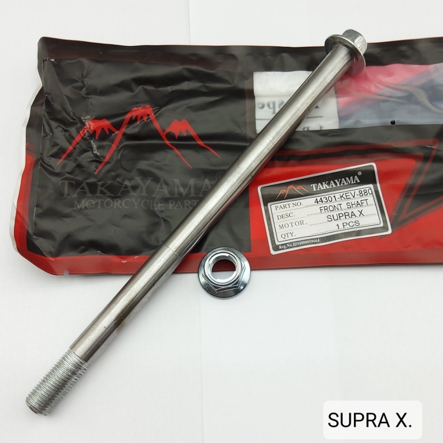 As Roda Depan + Mur SUPRA-X/GL-PRO [44301-KEV-880]