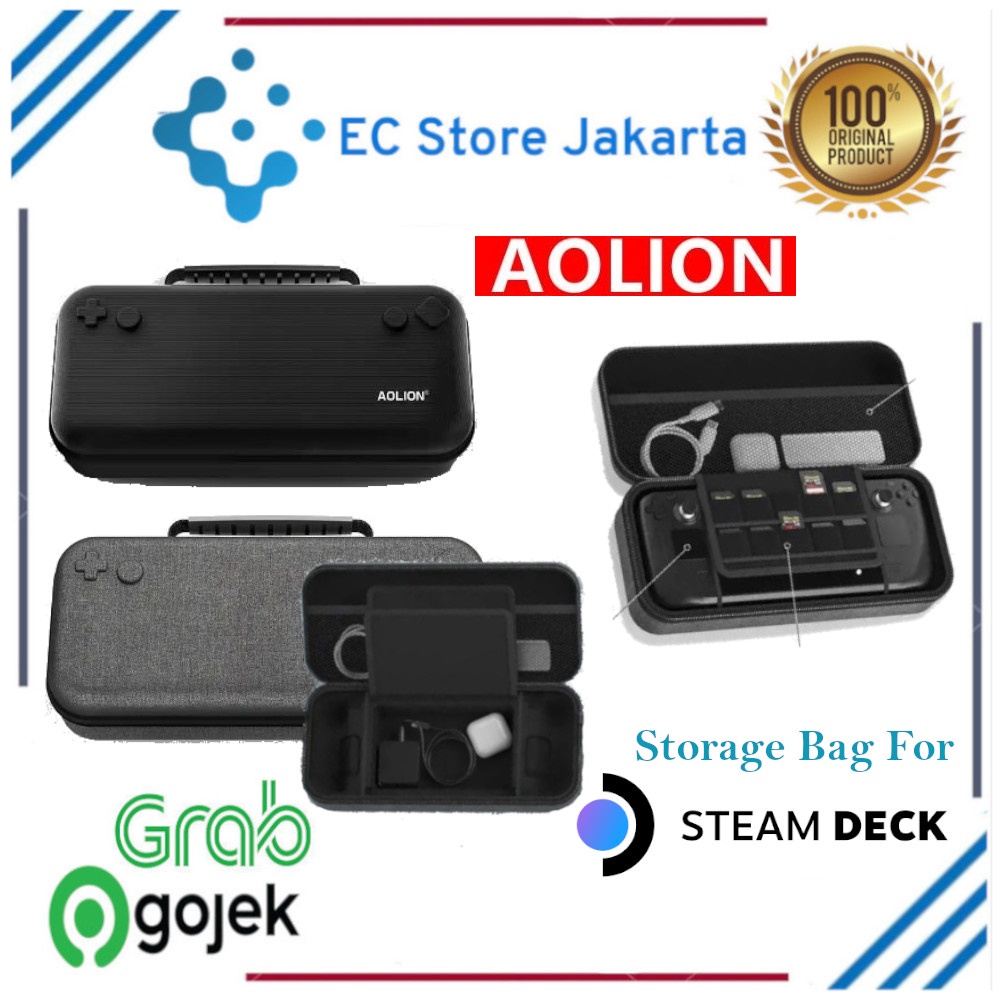 Aolion Storage Protective Bag EVA Carrying Case Cover for Steam Deck