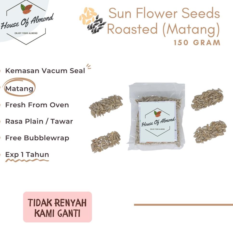 

Big Sale ¯ Sun flower seeds roasted 150gr / biji bunga matahari kupas (kuaci) ☻